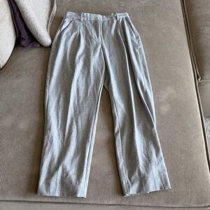 Abercrombie Stylish Gray Pleated Trousers